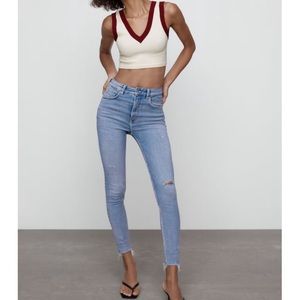 Zara Blue Wash Jeans